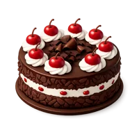 Black Forest Cake 3D icon