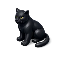 Black Panther 3D icon