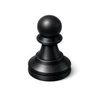 Black Pawn 3D icon