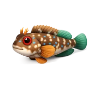 Blenny Fish 3D icon