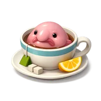 Blobfish In Teacup 3D icon