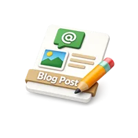 Blog Post 3D icon