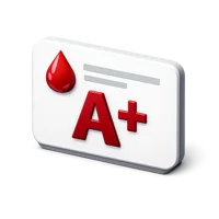 Blood Type Card 3D icon