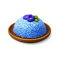 Blue Pea Rice 3D icon