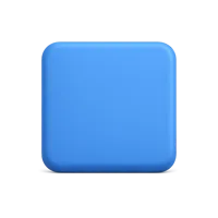 Blue Square 3D icon