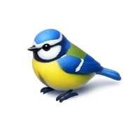 Blue Tit 3D icon