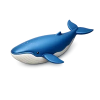 Blue Whale 3D icon
