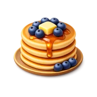 Blueberry Pancakes 3D icon