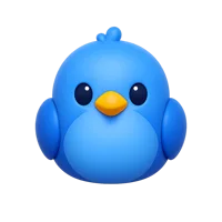 Bluebird 3D icon