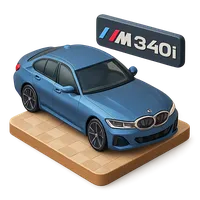 BMW M340i 3D icon