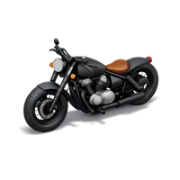 Bobber Motorcycle 3D icon