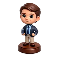 Bobblehead 3D icon