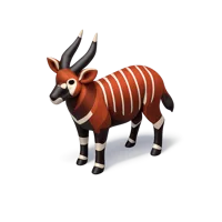 Bongo Antelope 3D icon