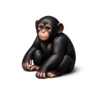 Bonobo 3D icon