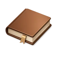 Brown Book 3D icon