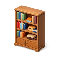 Bookcase 3D icon