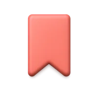 Bookmark 3D icon