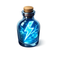 Bottled Lightning 3D icon