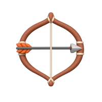 Bow Arrow 3D icon