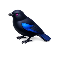 Bowerbird 3D icon