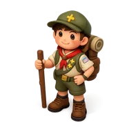 Boy Scout 3D icon