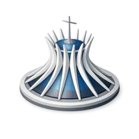 Brasilia Cathedral 3D icon