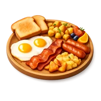 Breakfast Platter 3D icon