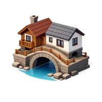 Bridge House 3D icon