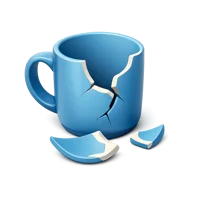 Broken Mug 3D icon