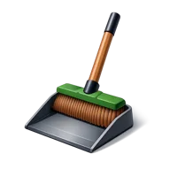 Broom Shovel 3D icon