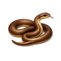 Brown Snake 3D icon