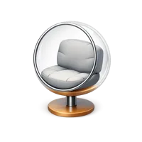 Bubble Chair 3D icon