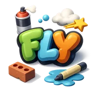 Bubble Letter Graffiti 3D icon