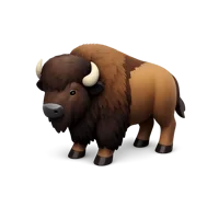 Buffalo 3D icon