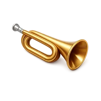 Bugle 3D icon