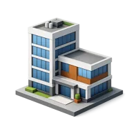 Building 3D icon
