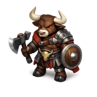 Bull Warrior 3D icon