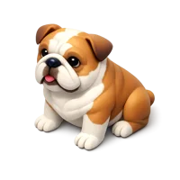 Bulldog 3D icon