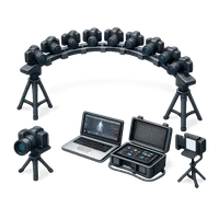 Bullet Time Camera Rig 3D icon