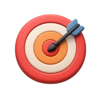 Bullseye 3D icon