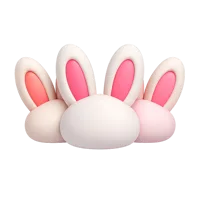 Bunny Ears Group 3D icon