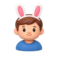 Bunny Ears Men 3D icon