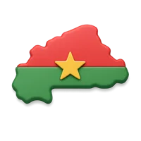 Burkina Faso 3D icon