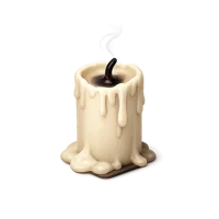 Burnt Candle 3D icon