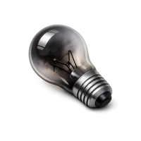 Burnt-Out Bulb 3D icon