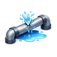 Burst Pipe 3D icon