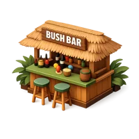Bush Bar 3D icon