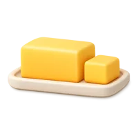 Butter 3D icon