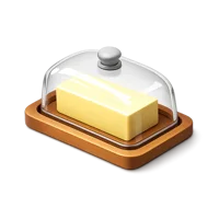 Butter Dish 3D icon
