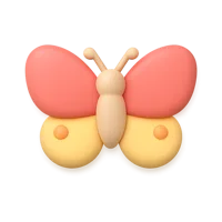 Butterfly 3D icon